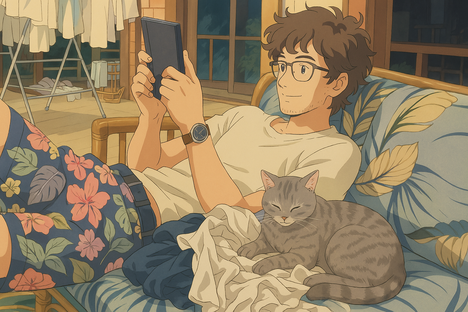 Happy memory enhanced by oheyenkay.ai